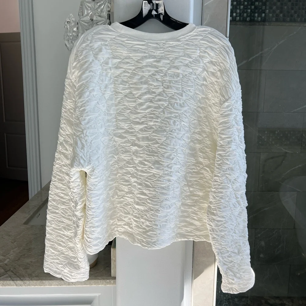 ZARA TEXTURED SWEATSHIRT - Picture 11 of 14